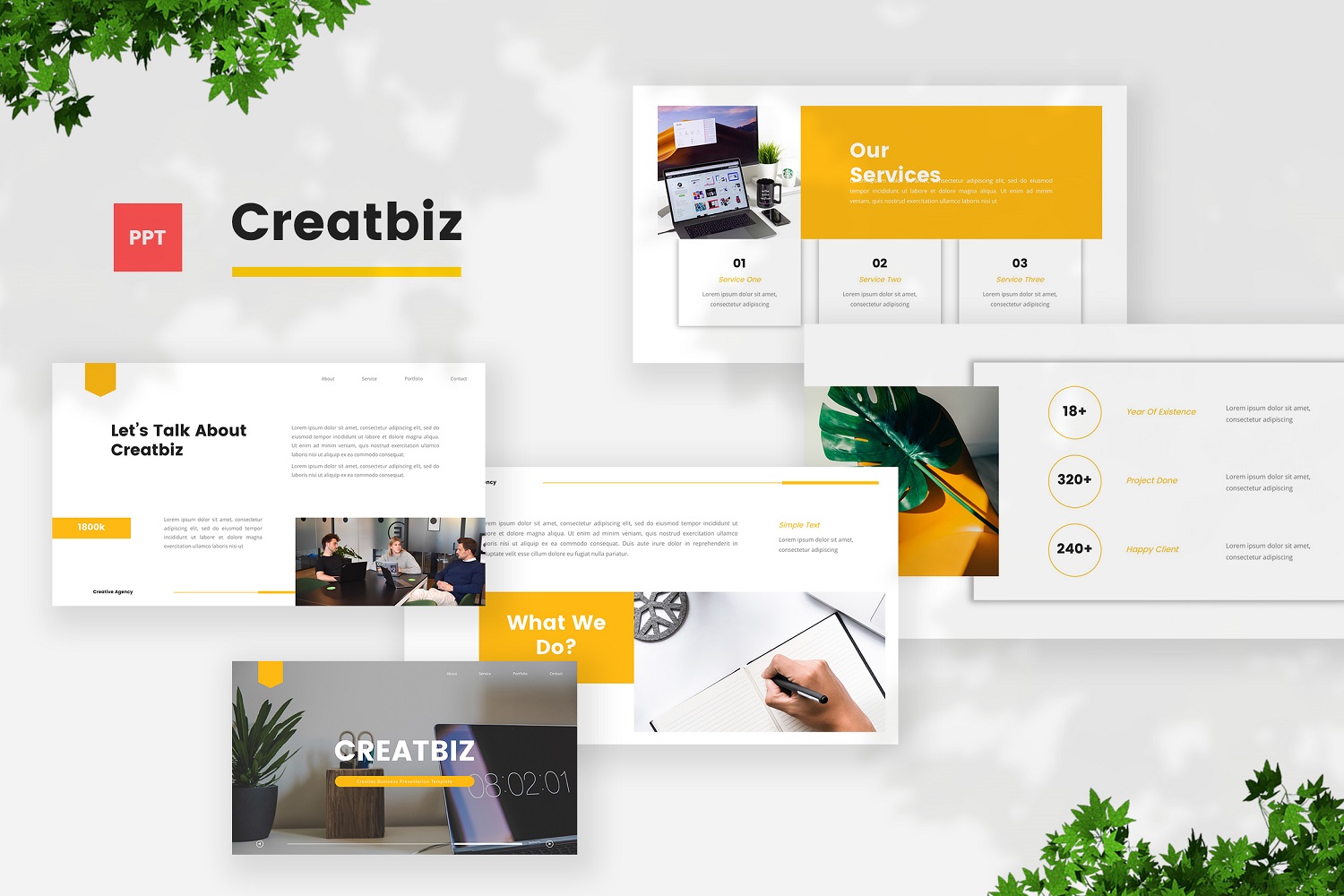 Creatbiz - Creative Business Powerpoint Template