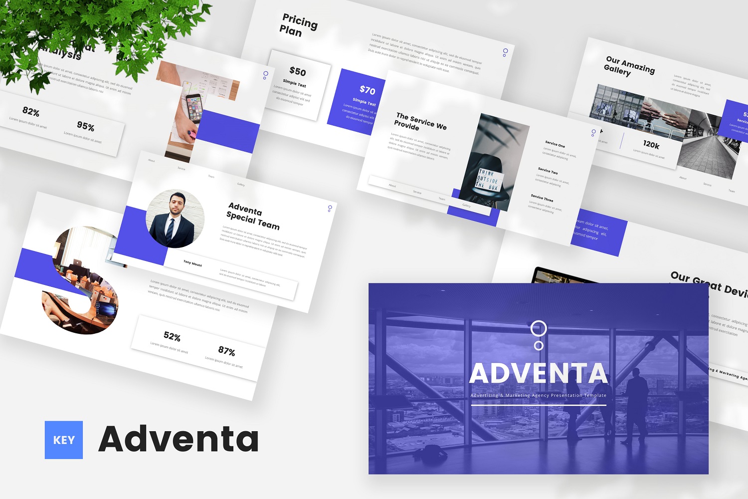 Adventa - Advertising & Marketing Agency Keynote Template