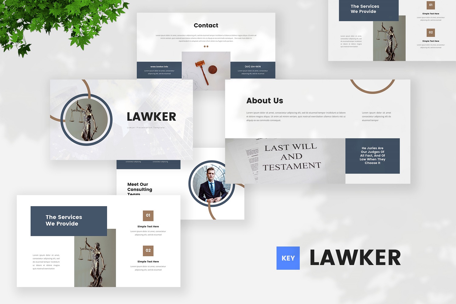 Lawker - Lawyer Keynote Template