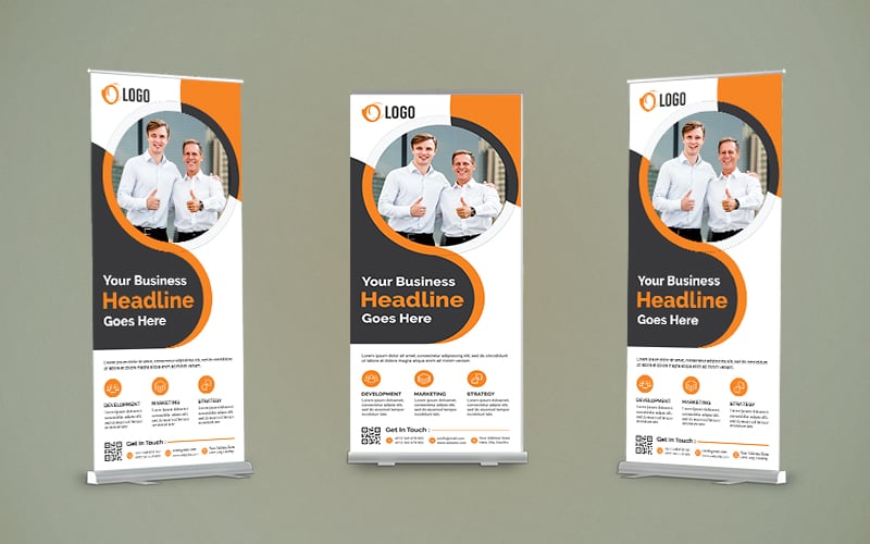 Creative Agency Roll Up Banner Design