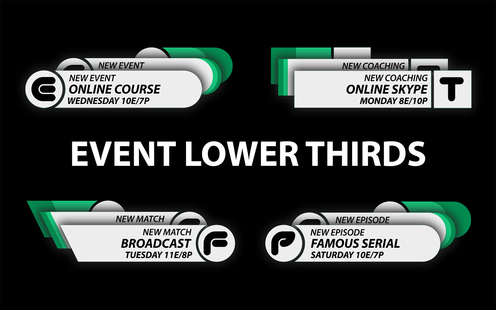 Event Lower Thirds Motion Graphics Template