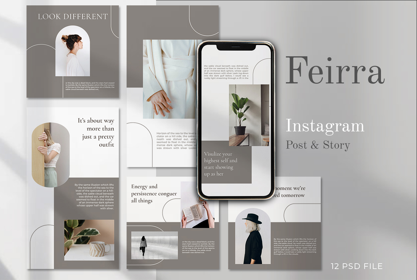Fierra - Instagram Stories & Post Template for Fashion Social Media