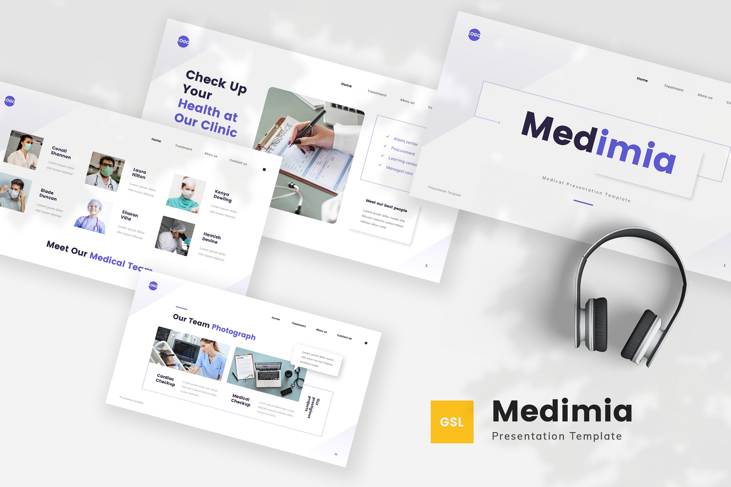 Medimia - Medical Google Slides Template