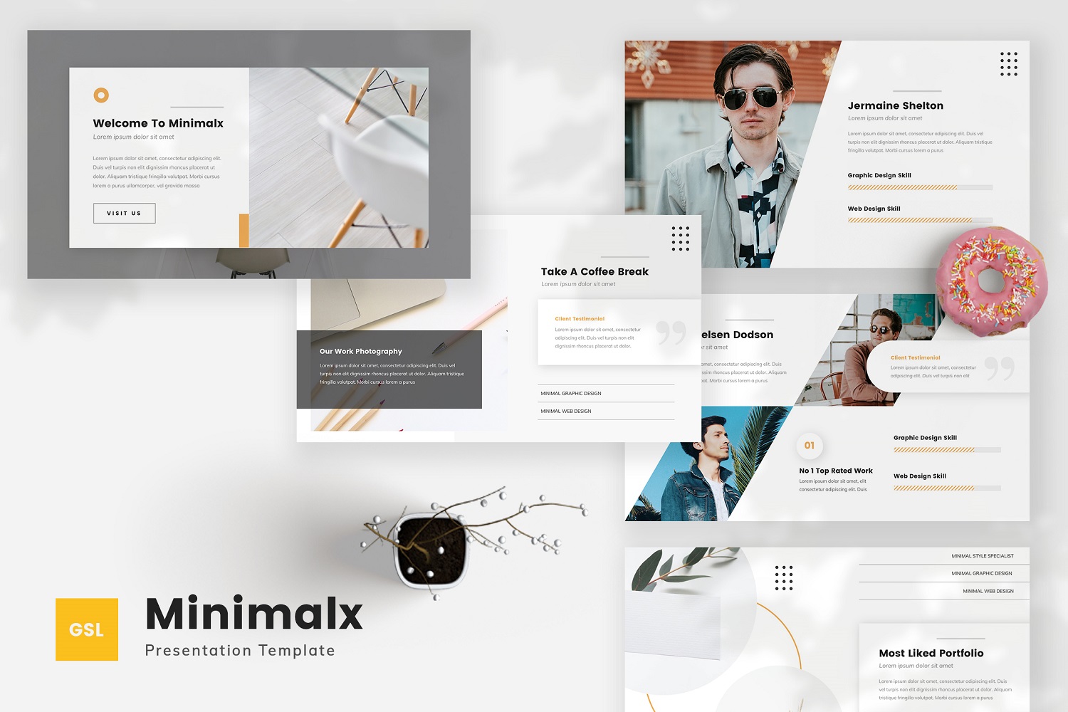 Minimalx - Minimal Google Slides Template