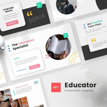 Education Tutor PowerPoint Templates 179096