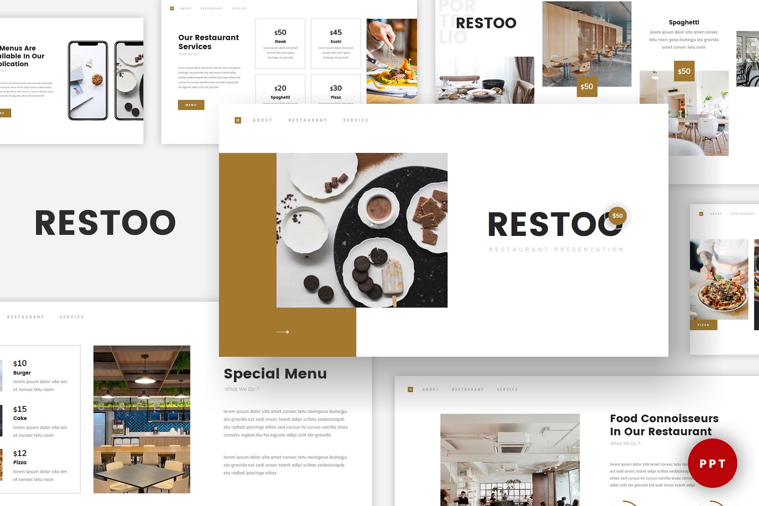Restoo - Restaurant Powerpoint template