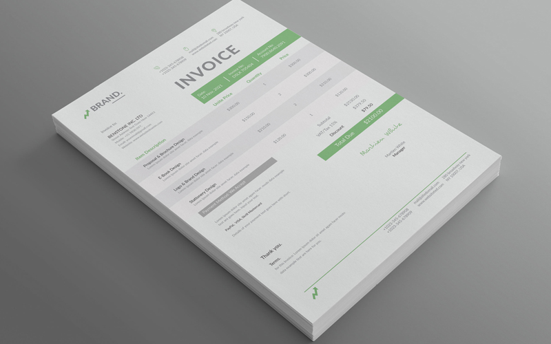 Creative Clean Invoice