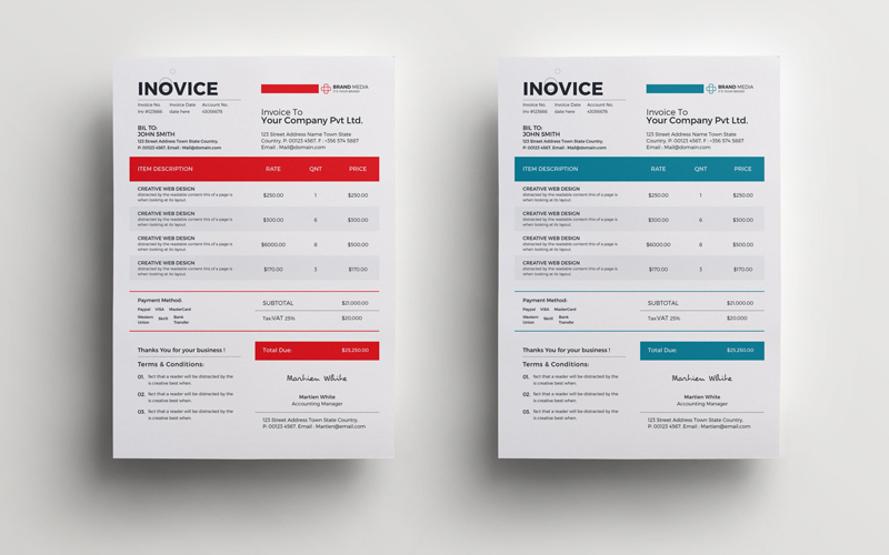 Creative Clean Invoice Vol_ 3