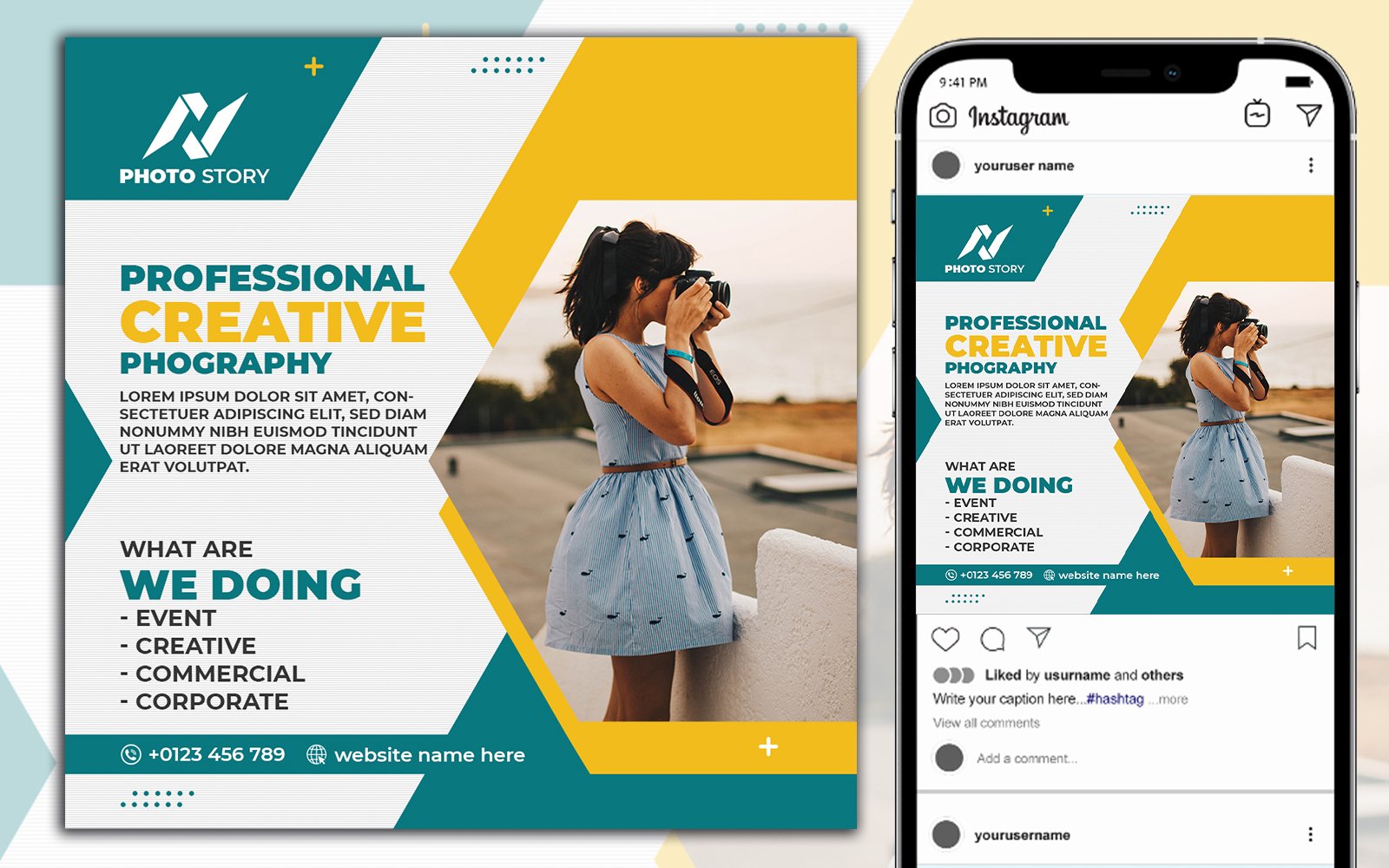 Photography Social Media Post Template