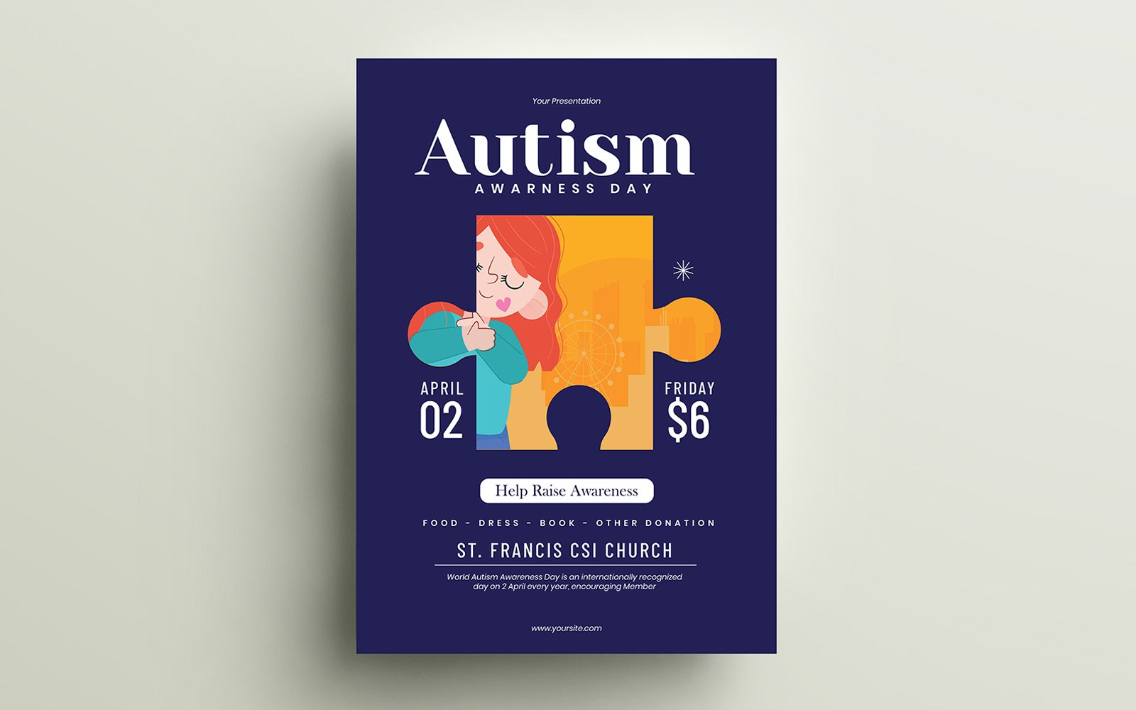 Autism Day Flyer