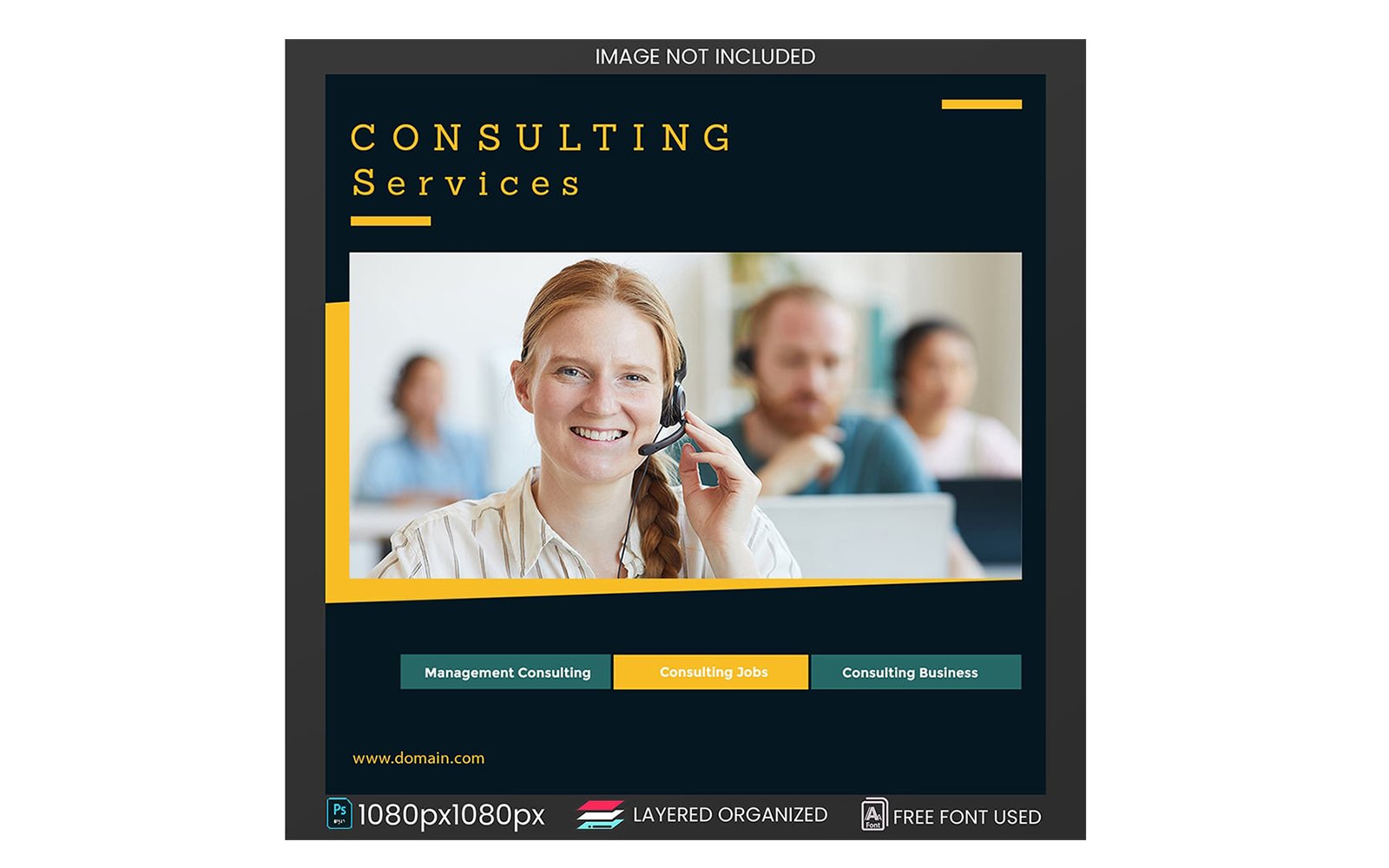 Consulting service instagram post