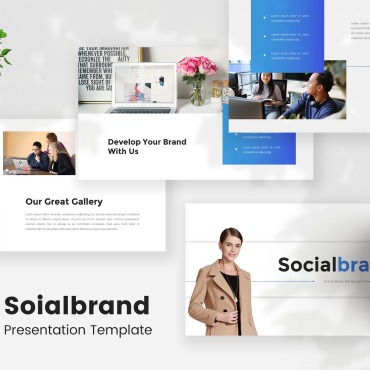 Marketing Social Keynote Templates 179579