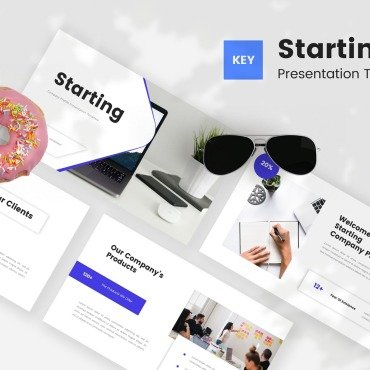 Profile Company Keynote Templates 179581