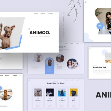 Animal Dog Keynote Templates 179586