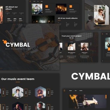 Music Sound Keynote Templates 179588