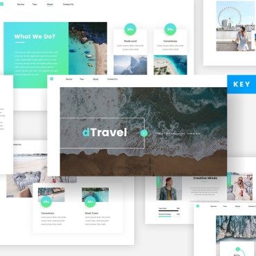 Tourist Holiday Keynote Templates 179589