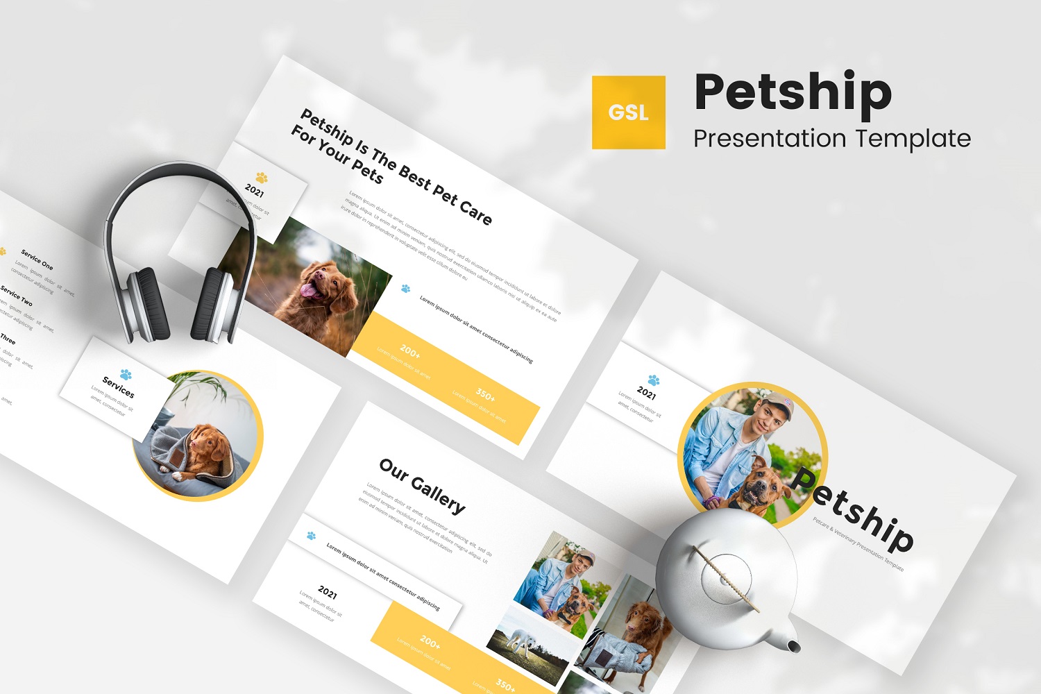 Petship - Pet Care & Veterinary Google Slides Template