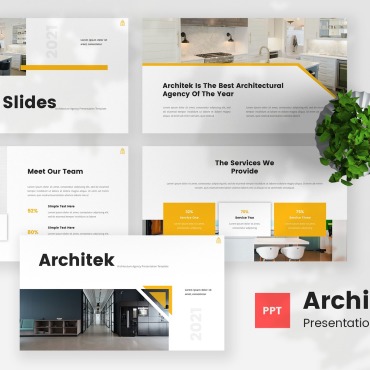 Structure Portfolio PowerPoint Templates 179621