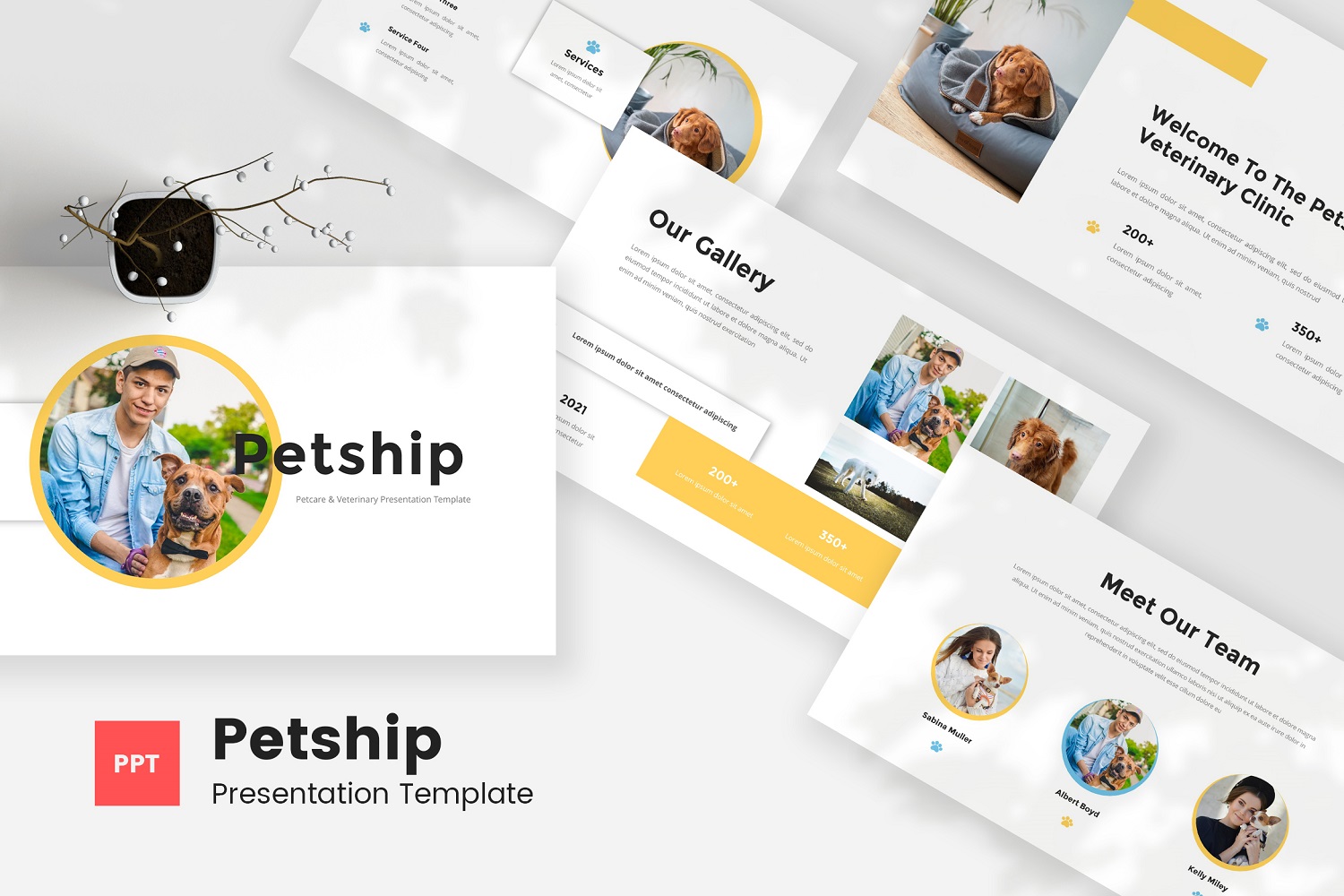 Petship - Pet Care & Veterinary Powerpoint Template