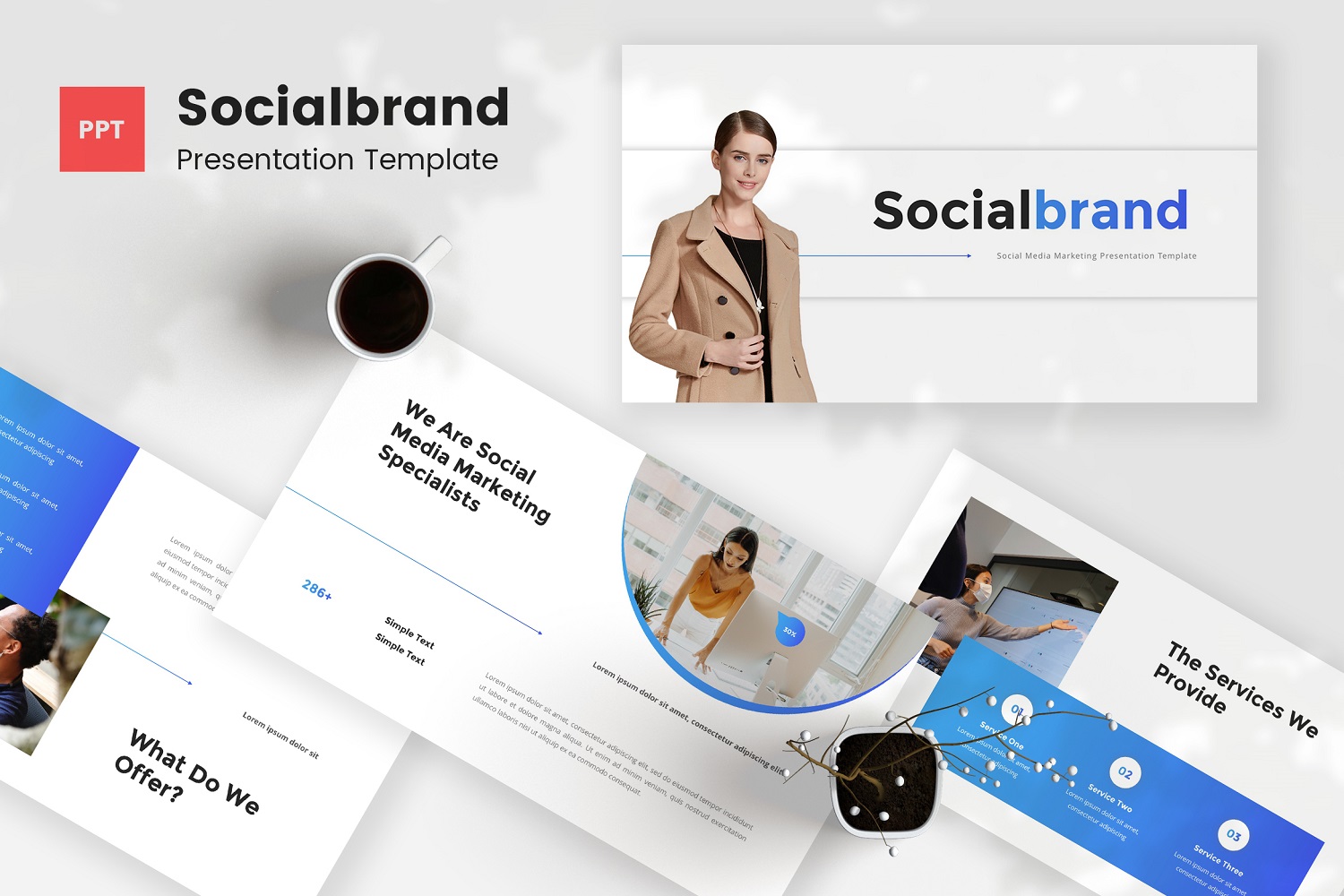 Socialbrand - Social Media Powerpoint Template