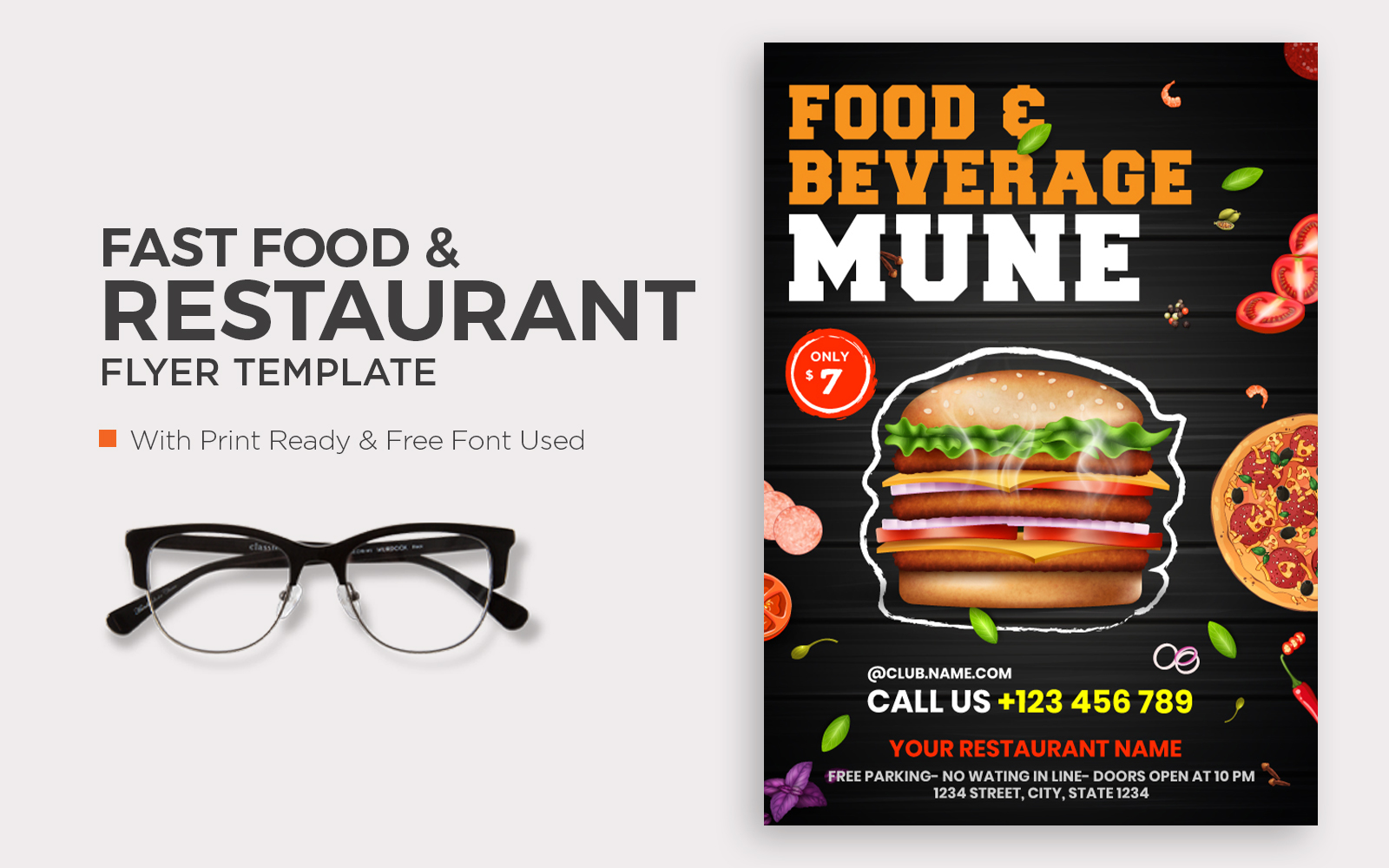 Fast Food Flyer Template