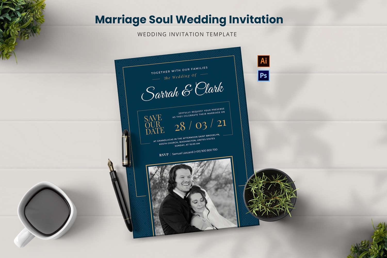 Marriage Soul Wedding Invitation
