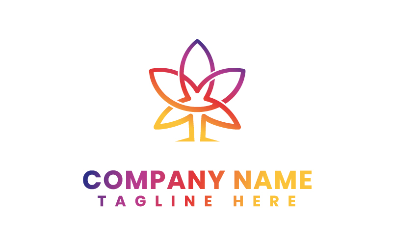 Leaf Canna Business Logo Template