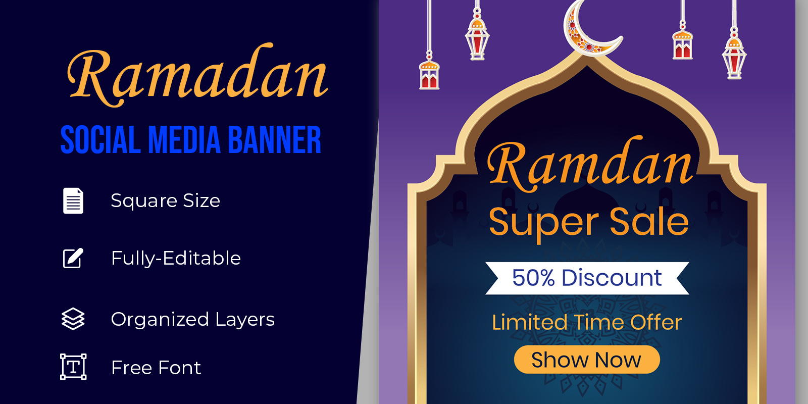 Ramadan Super  Sale With Flat 50% Off