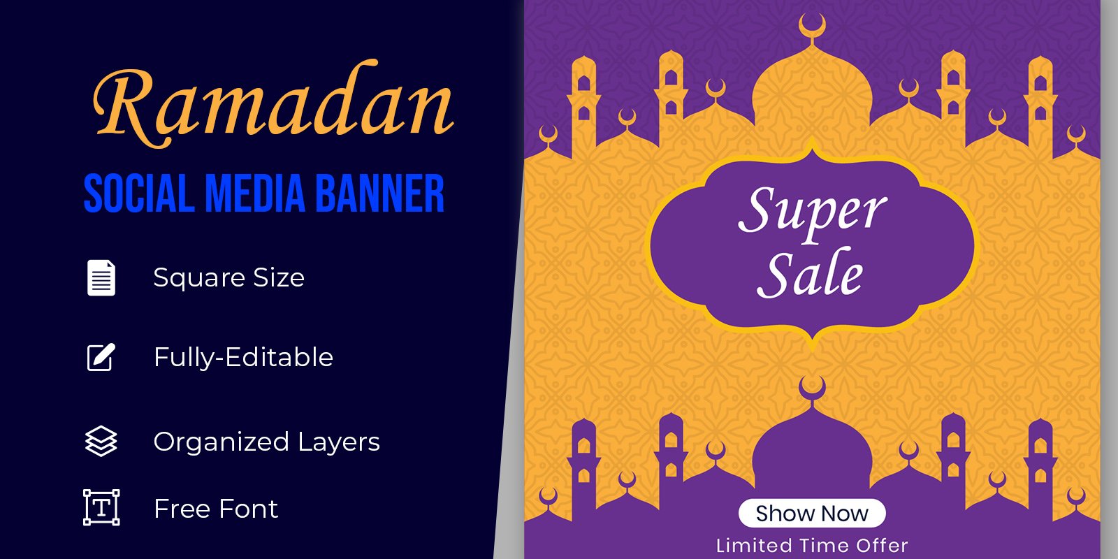 Ramadan Festival Celebration Sale Banner