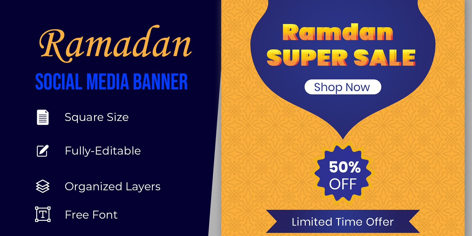 Mubarak Ramadan Islam Celebration Sale