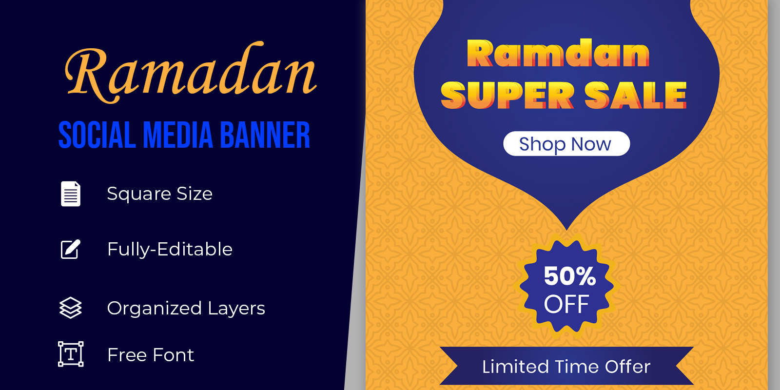 Ramadan Islamic Celebration Banner