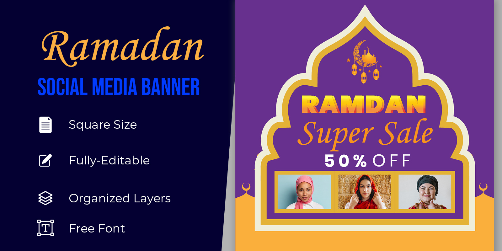 Ramadan Celebration Sale Poster