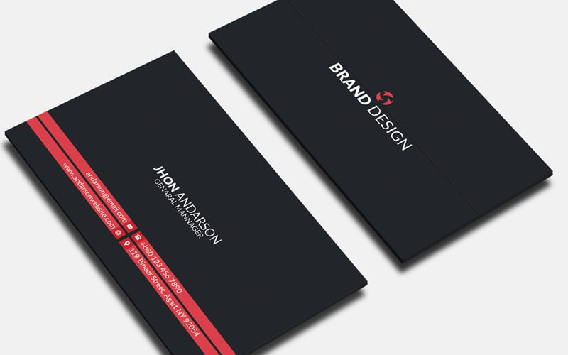 Creative mimimalst Business Card Vol_ 92