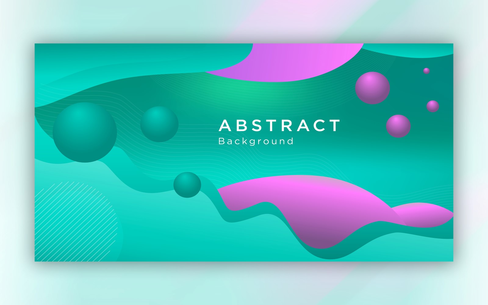 Modern Abstract Aqua Background