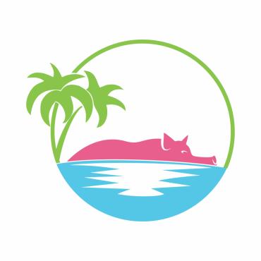 Beach Animal Logo Templates 180283