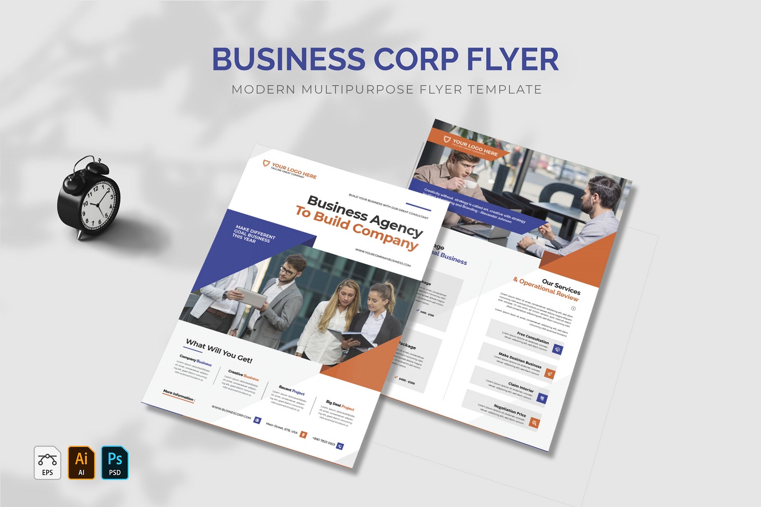 Business Corp Modern Flyer