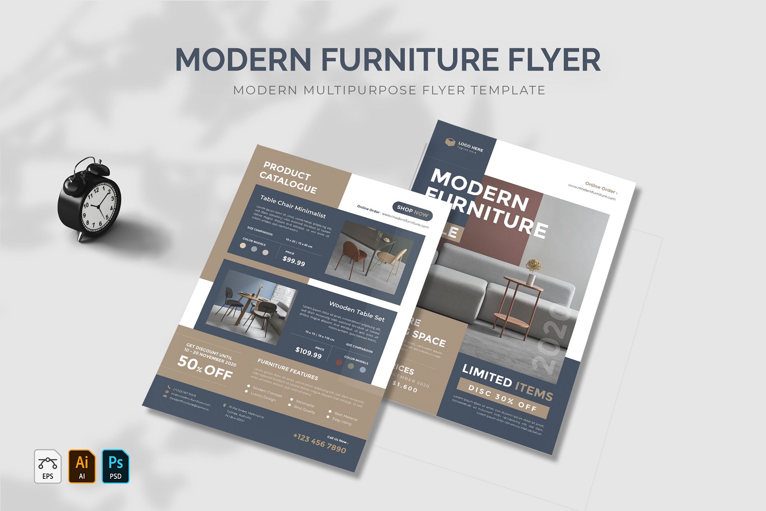 Modern Furniture Flyer Template