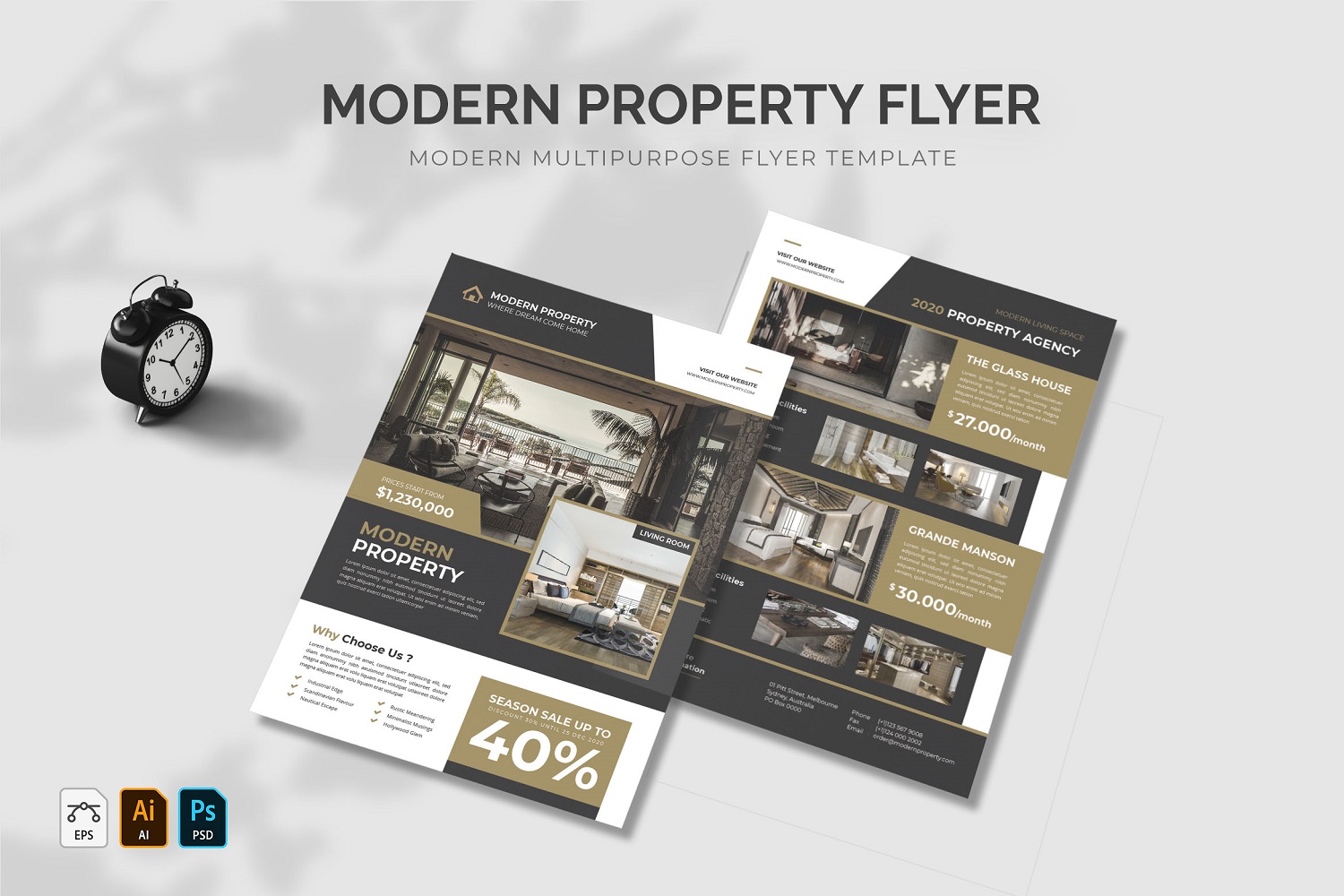 Modern Property Modern Flyer