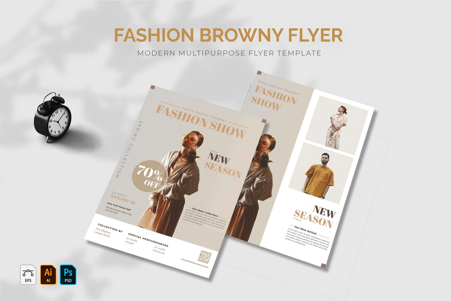 Fashion Browny Modern Flyer