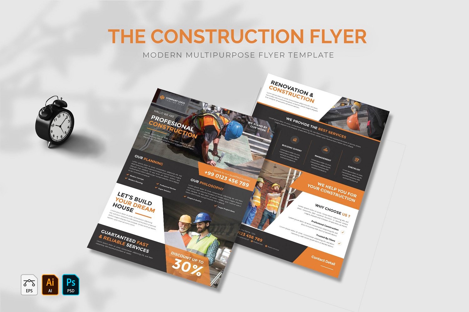 The Construction Flyer Template