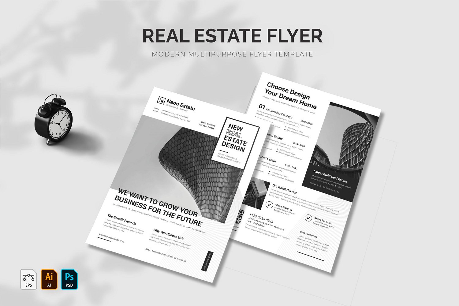 Real Estates Modern Flyer