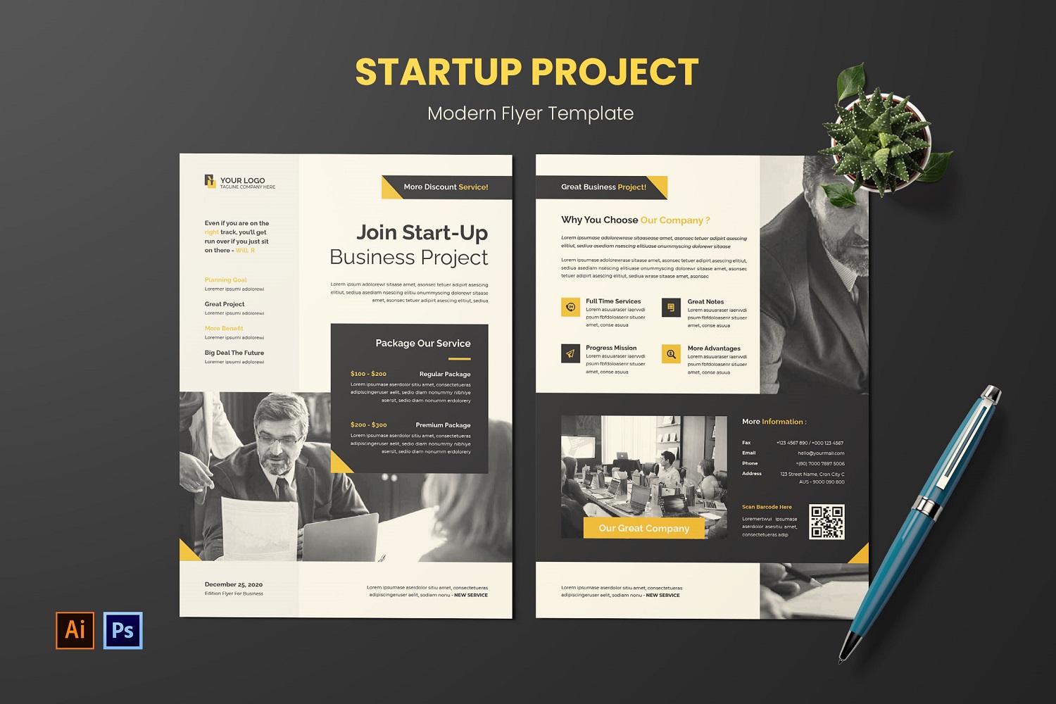 Start Up Project Modern Flyer