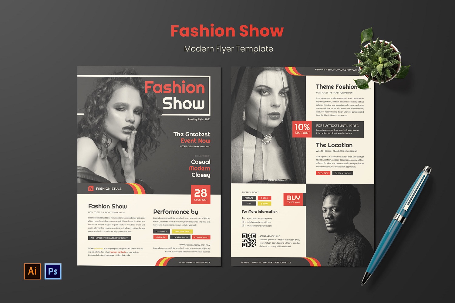 Fashion Show Modern Flyer