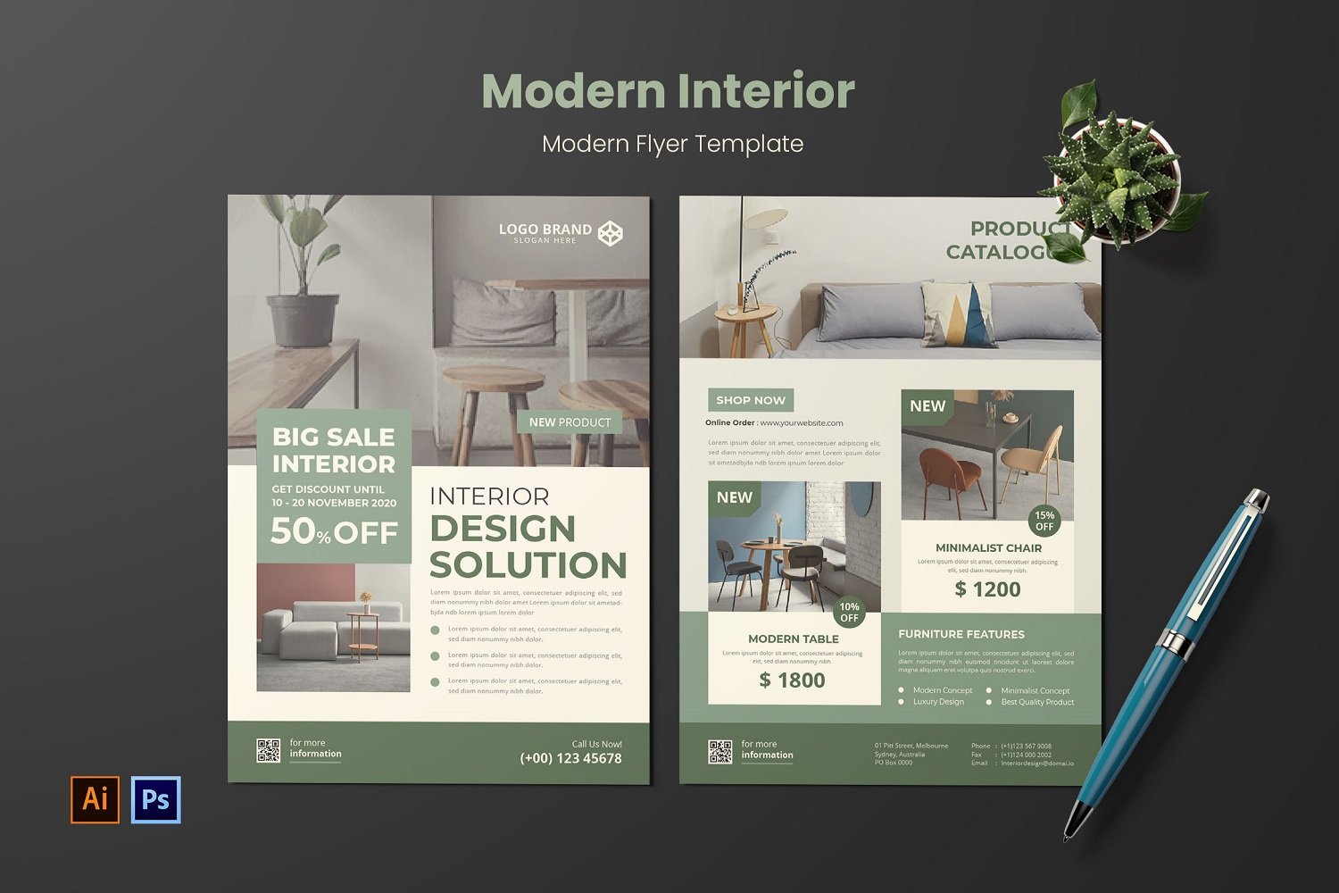 Modern Interior Flyer Template