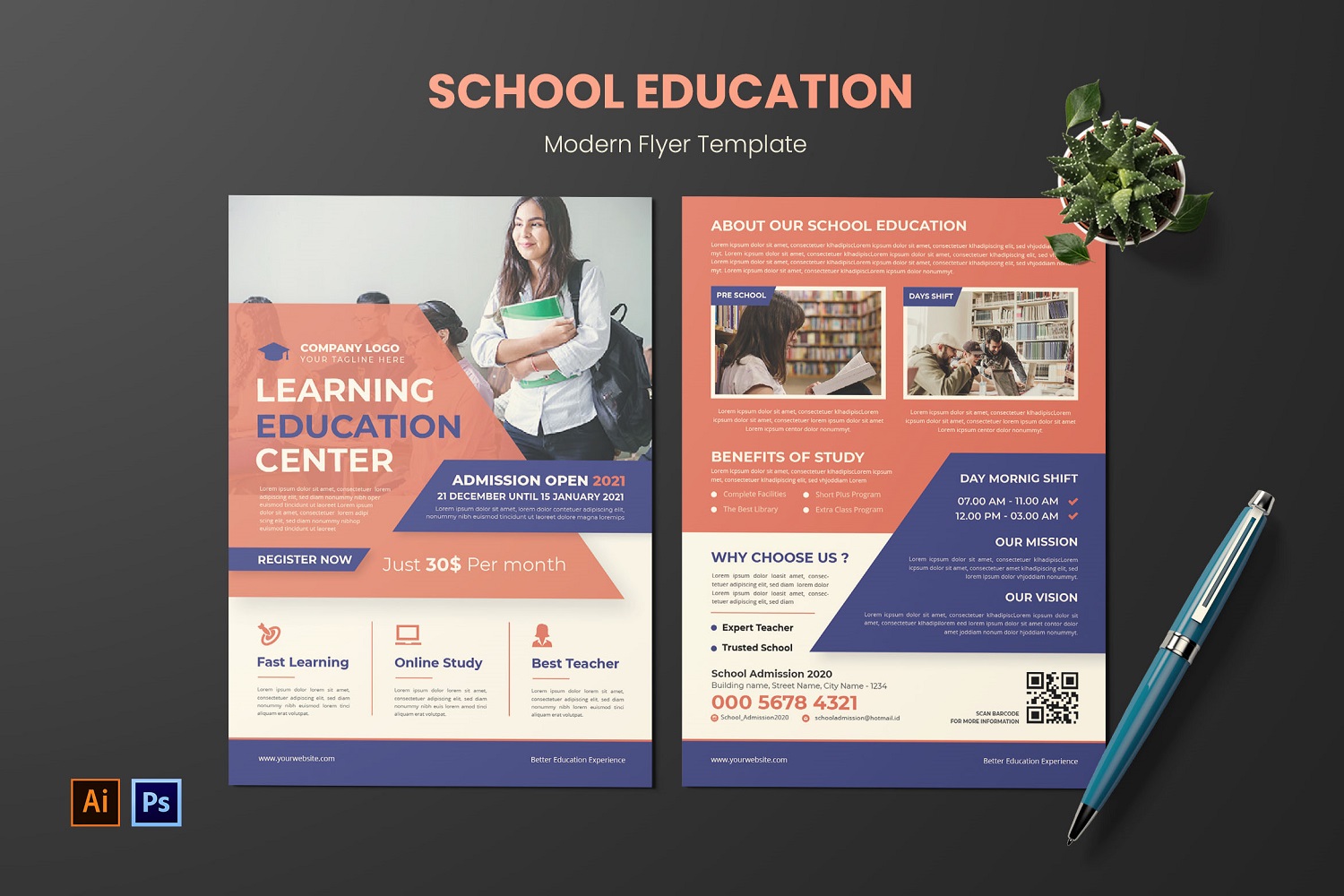 School Education Center Flyer