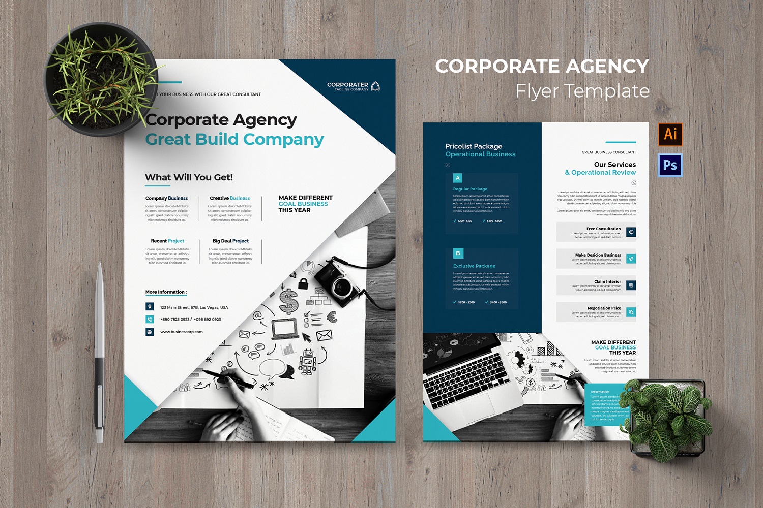 Corporate Agency Company Flyer