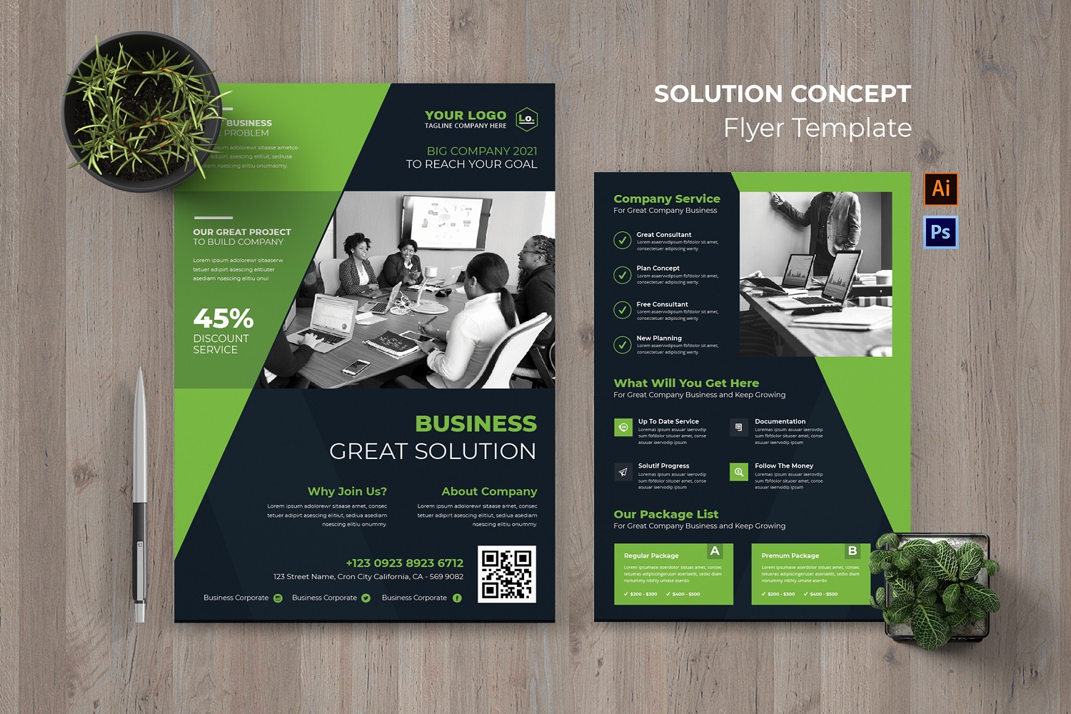 Solution Concept Green Flyer