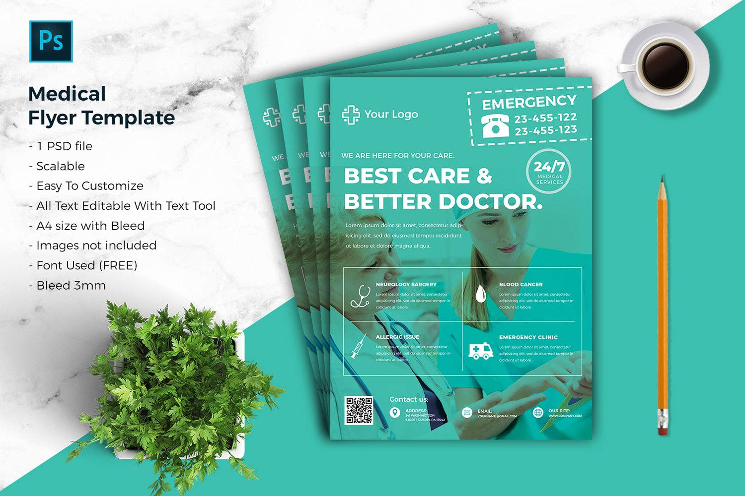 Medical Flyer Template vol.02