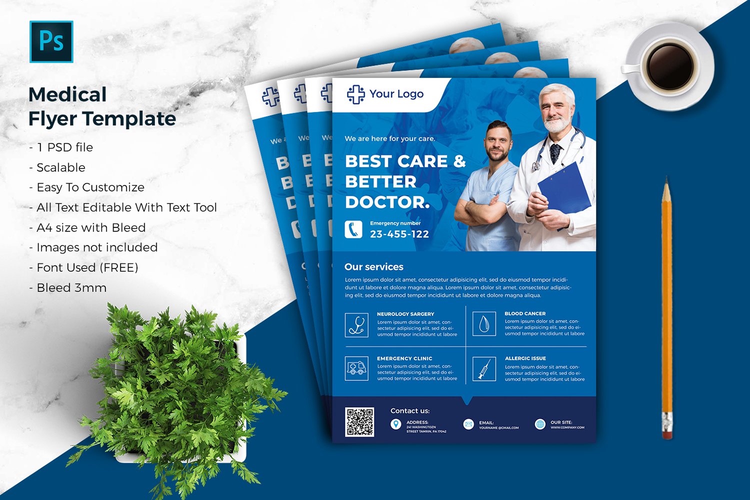 Medical Flyer Template vol.04