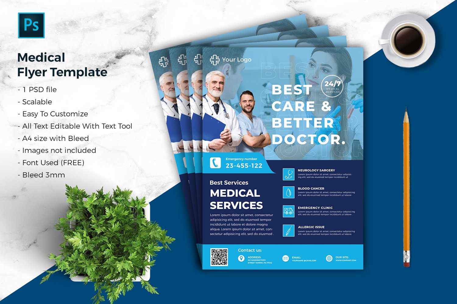 Medical Flyer Template vol.05